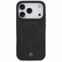 Mercedes Lygios Odos Magnetinis dėklas telefonui iPhone 17 Pro - juodas