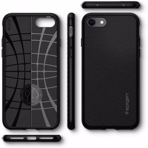 Spigen чехол Liquid Air для iPhone 7 / 8 / SE 2020 / SE 2022 чёрный