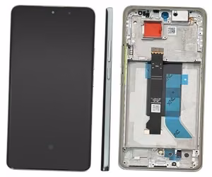 Ekranas Xiaomi Poco X7 5G su lietimui jautriu stikliuku ir rėmeliu Green originalus (service pack)