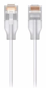 Ubiquiti UACC-Cable-Patch-EL-0.15M-W-24 tinklo kabelis Permatomas, Balta 0,15 m Cat6