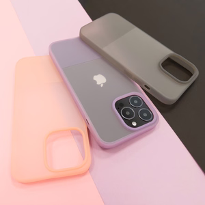 Kingxbar Plain Series dėklas telefonui iPhone 13 Pro silikoninis dėklas violetinis
