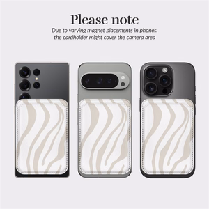 MIO Sandy Zebra Magsafe Dėklas su kortelių laikikliu