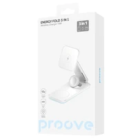 Proove belaidis įkroviklis Energy Fold 3 in 1 baltas