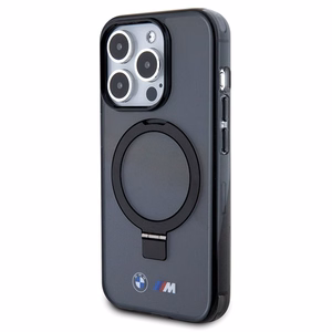 BMW žiedo stovas M kolekcija Magnetinis dėklas telefonui iPhone 15 Pro - juodas