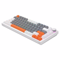 Savio ASTRAL WHITE JADE 3 COLOURS klaviatūra Žaidimams USB QWERTY JAV tarptautinė versija