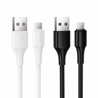 Kabelis USB A į Micro USB Hoco 2,4A 1 m X120 baltas