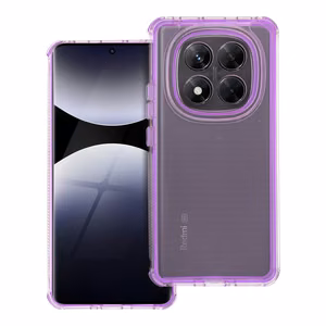Чехол для Xiaomi Redmi Note 14 PRO 5G / 14 PRO PLUS 5G Matrix Clear светло-фиолетовый