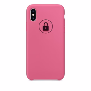 Dėklas "Silicone Case" skirtas iPhone X (XS) / Dragon Fruit / su įpakavimu