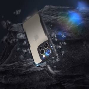 Atsparus kritimams dėklas (m) telefonui IPHONE 12 - juodas (m)