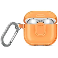 Uniq Glase Pro dėklas AirPods 4 - oranžinis