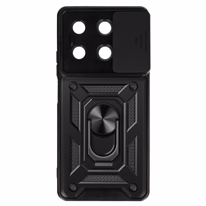 Slide Camera Armor Dėklas Xiaomi Redmi Note 13 5G juodas