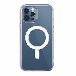 Smūgiams atsparus 1,5 mm Mag dėklas iPhone 17 Pro Max 6,9" / iPhone 18 Pro Max 6,9 skaidrus, su didele anga