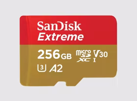 SanDisk Extreme 256 GB MicroSDXC UHS-I Klasės 10