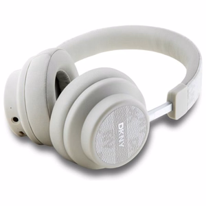 Беспроводные накладные наушники DKNY Checkered Pattern с Bluetooth 5.3, перламутровые