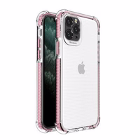 VERGE šarvuotas gelinis dėklas IPHONE 11 PRO šviesiai rožinis