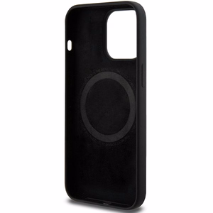 BMW M Silikoninis raštuotas Magnetinis dėklas telefonui iPhone 15 Pro Max - juodas