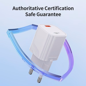 Rock sieninis įkroviklis T88 Sugar Cube Series GaN - Type C - QC 3.0 PD 33W 3A baltas