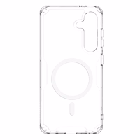 Nillkin Nature Pro šarvuotas dėklas su magnetiniu žiedu Samsung Galaxy S24+ telefonui - baltas