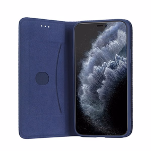 Dėklas Smart Senso skirtas Xiaomi Redmi Note 14 5G tamsiai mėlynas