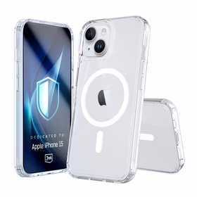 3mk Armor MagCase Dėklas telefonui iPhone 15 - Skaidrus