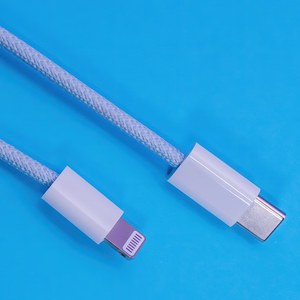 Maxlife MXUC-06 kabel USB-C - Lightning 1,0 m 20W mėlynas nailonas