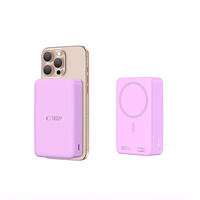 Tech-Protect PB12 LifeMag MagSafe 20000mAh Išorinė baterija (f) - violetinė