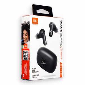 Belaidės ausinės JBL Wave Beam 2 TWS juodos