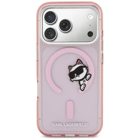 Karl Lagerfeld IML Peekaboo MagSafe Case for iPhone 17 Pro Max - Pink
