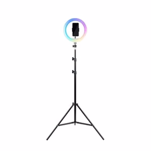 Havit ST7026 – штатив с кольцевой RGB-лампой, чёрный