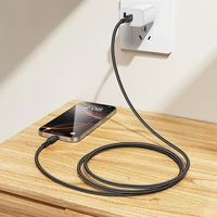 USB kabelis Borofone BX116 60W USB-C to USB-C 1.0m juodas