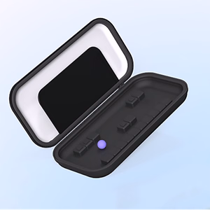 Dux Ducis Yoyoisles by Dux Ducis Air Bag dėklas skirtas Nintendo Switch 2 - juodas ir baltas