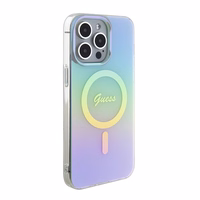 Guess GUHMP15XHITSQ iPhone 15 Pro Max - Turkizinis dėklas IML Iridescent MagSafe