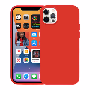 Crong Color Cover dėklas, skirtas iPhone 12 Pro Max, raudonas