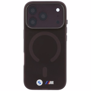 BMW M IML Frosted Metal Logo & Trims MagSafe dėklas, skirtas iPhone 17 Pro / 18 Pro – bordo