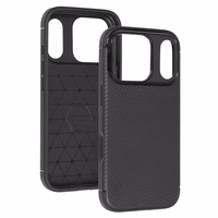 Tel Protect Carbon Elite dėklas iPhone 17 Pro juodas