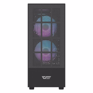 Darkflash A290 kompiuterio korpusas (juodas) + 3 ventiliatoriai
