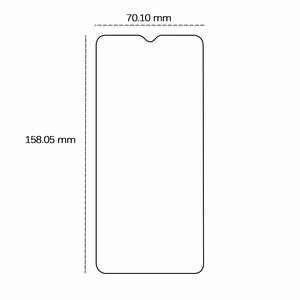 Tempered glass 2,5D for Motorola Moto E13