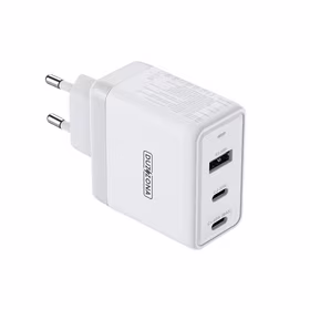 Įkroviklis DUZZONA T1 65W 2xUSB-C/USB-A baltas