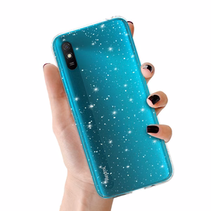 Dėklas telefonui - sidabrinis Xiaomi Redmi 9A
