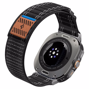 SPIGEN WBF0 dirželis SAMSUNG GALAXY WATCH ULTRA 2024 / 2025 (47 MM) juodas