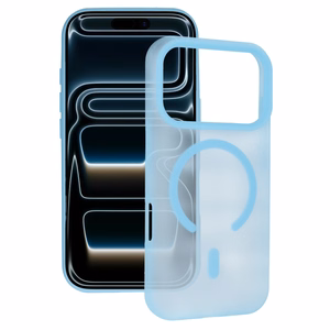 Tel Protect Mist Matte Magsafe dėklas Iphone 17 Pro šviesiai mėlynas