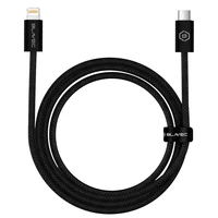 Blavec Cable Candy braided - Type C to Lightning - PD 20W 2,4A 2 metres Apple CarPlay (CCA-CL24B20) black