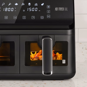 TEESA AIR FRYER DUAL POT XXL karšto oro gruzdintuvė, 8 l, 2700 W