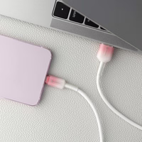 FORCELL F-ENERGY C352 kabelis USB A į Type C QC4.0 3A 66W Gradientinis 1 m baltas