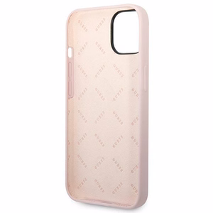Guess GUHCP14MSLTGU iPhone 14 Plus 6.7" фиолетовый/фиолетовый жёсткий чехол Silicone Triangle