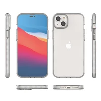 Spring Case dėklas telefonui iPhone 14 Plus silikoninis dėklas su rėmeliu juodas