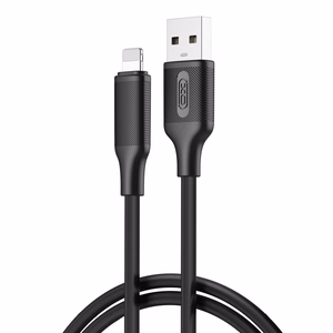 XO kabelis NB265 USB - Lightning 1,0 m 2,4 A juodas