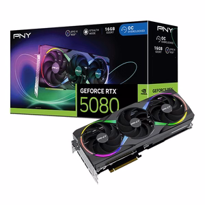 PNY GeForce RTX 5080 ARGB OC - 16 GB GDDR7 vaizdo plokštė