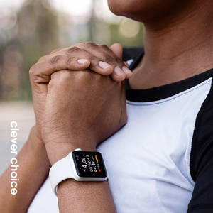 Crong Liquid Apple Watch dirželis, 44/45/46/49 mm, baltas