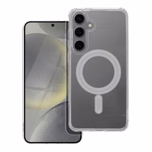 Dėklas Clear Mag Cover (MagSafe) skirtas Samsung S926 S24 Plus skaidrus